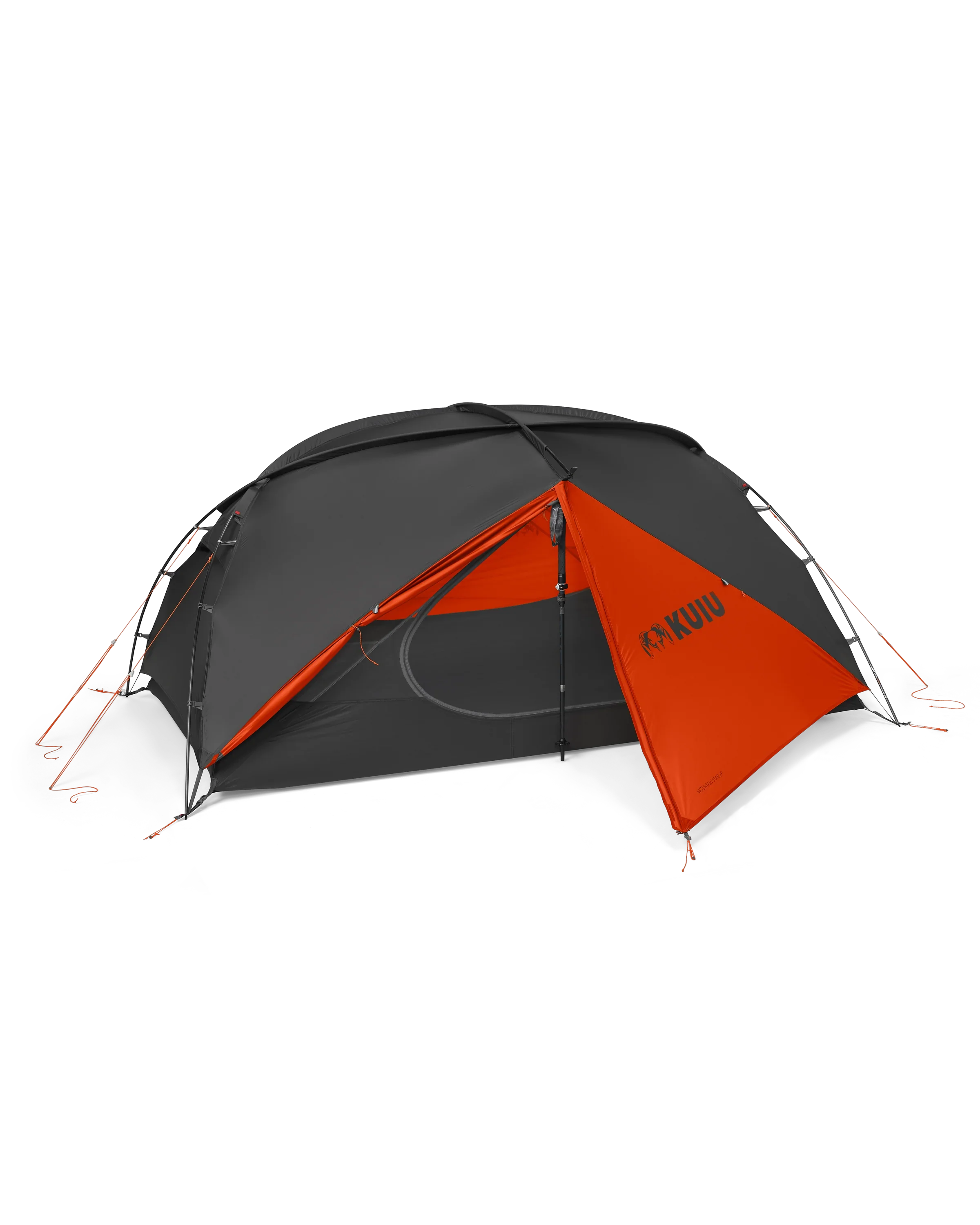 Mountain Star 2 Person Tent Set | Gunmetal-Orange