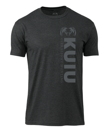 KUIU Solid Vertical T-Shirt | Charcoal