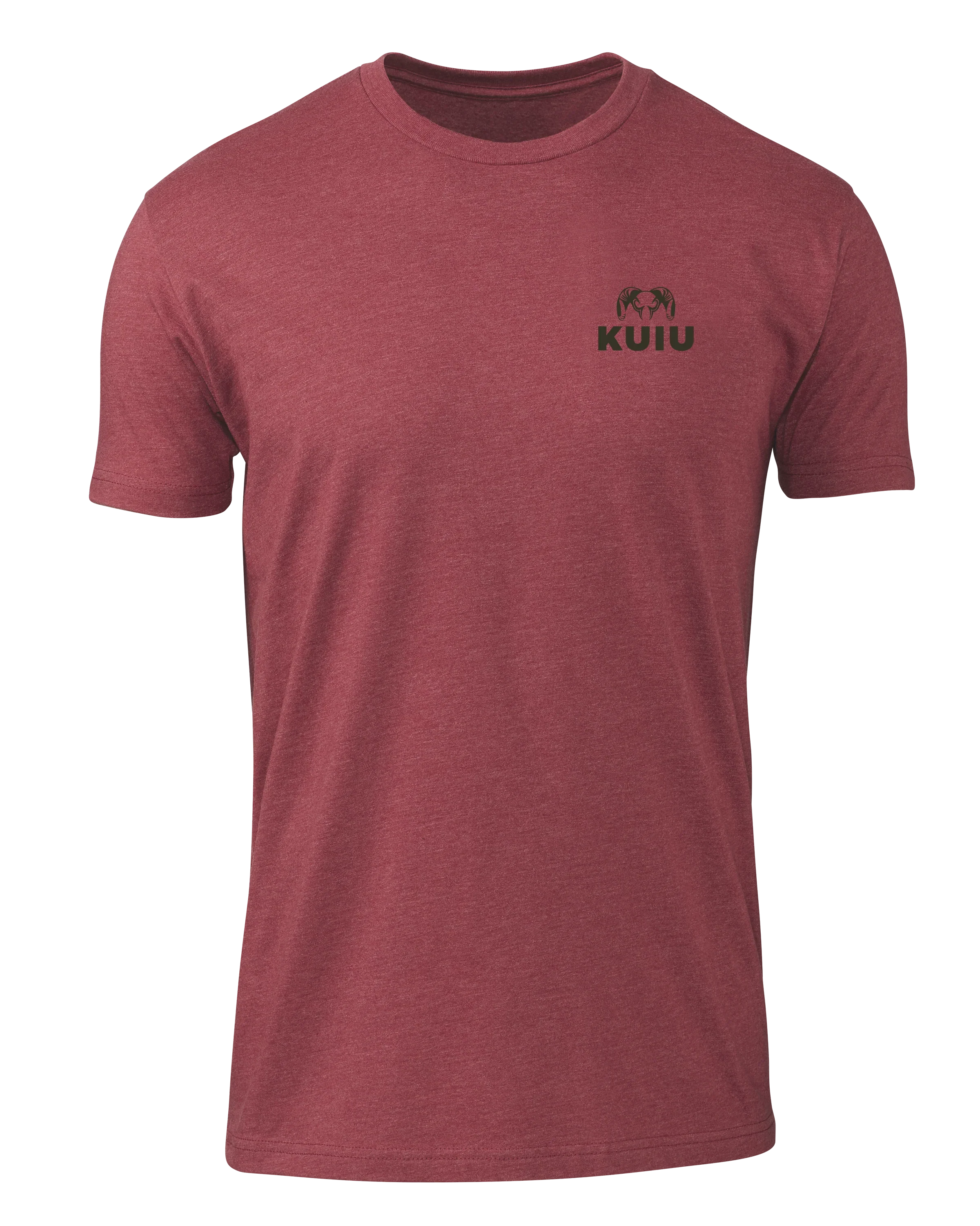 KUIU Here to Hunt Back Logo T-Shirt | Cardinal