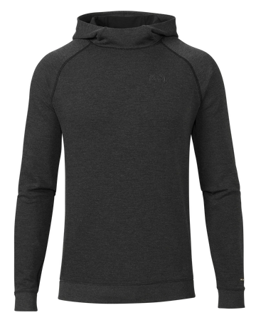 Canyon Waffle Hoodie | Black Heather