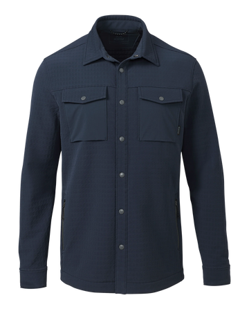 Blockfield Fleece Shirt Jacket | Steel Blue