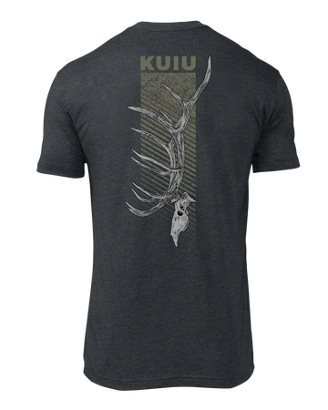 KUIU Elk Skull T-Shirt | Charcoal