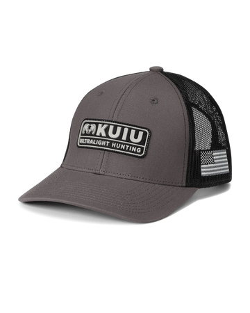 KUIU Ultralight Hunting Patch Hat | Charcoal/Black
