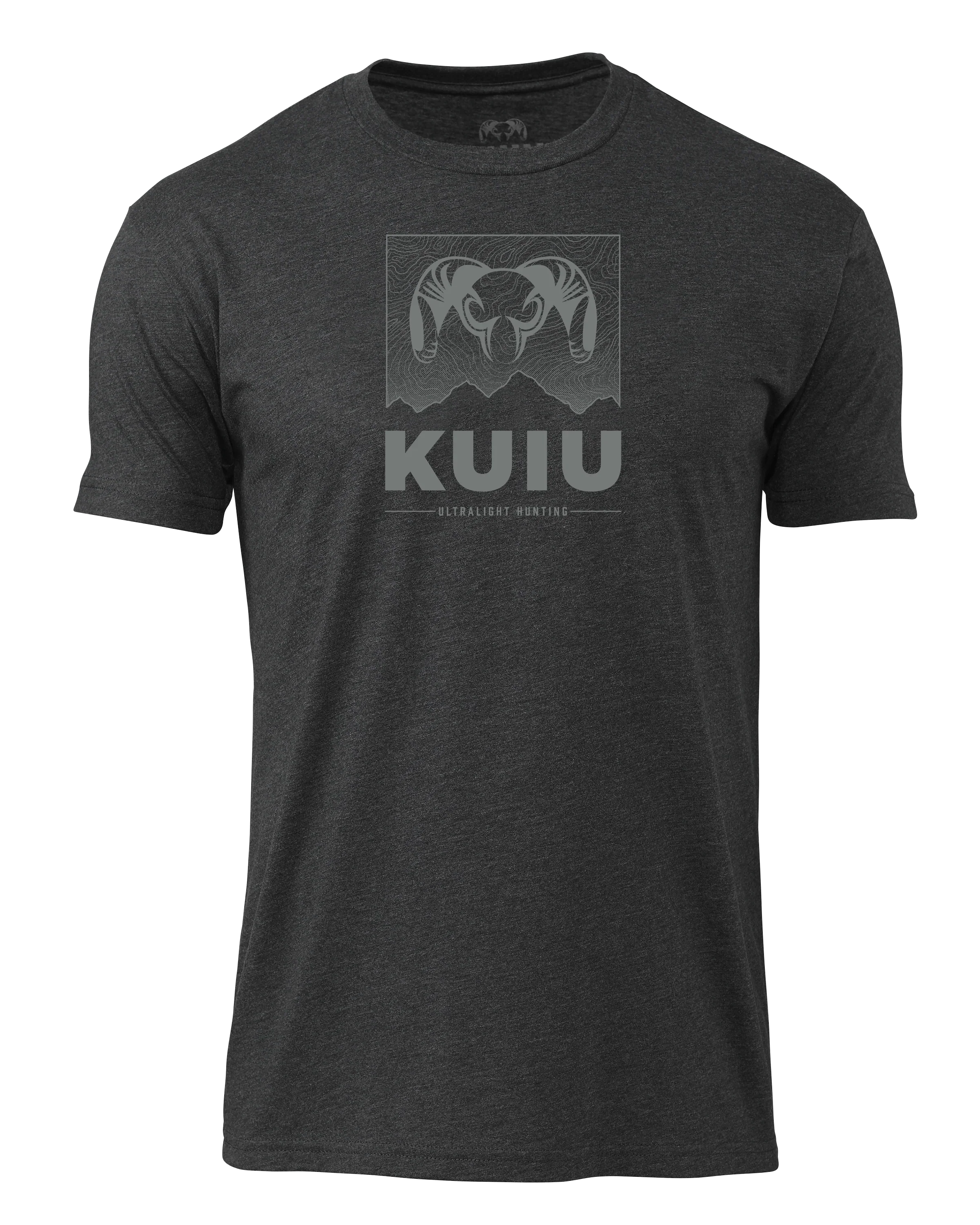 KUIU Topo Mountain T-Shirt | Charcoal