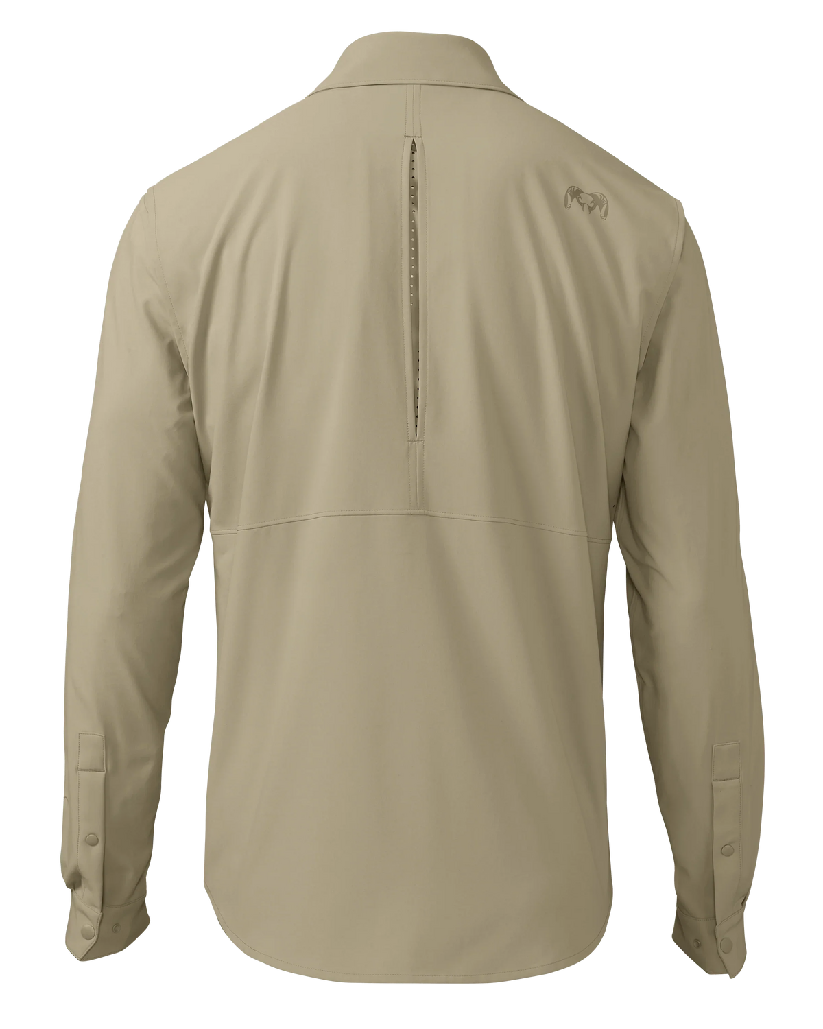 Outlet Mesa Vented LS Snap Shirt | Bone