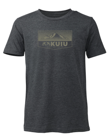 Youth Ultralight Mountain Logo T-Shirt | Charcoal