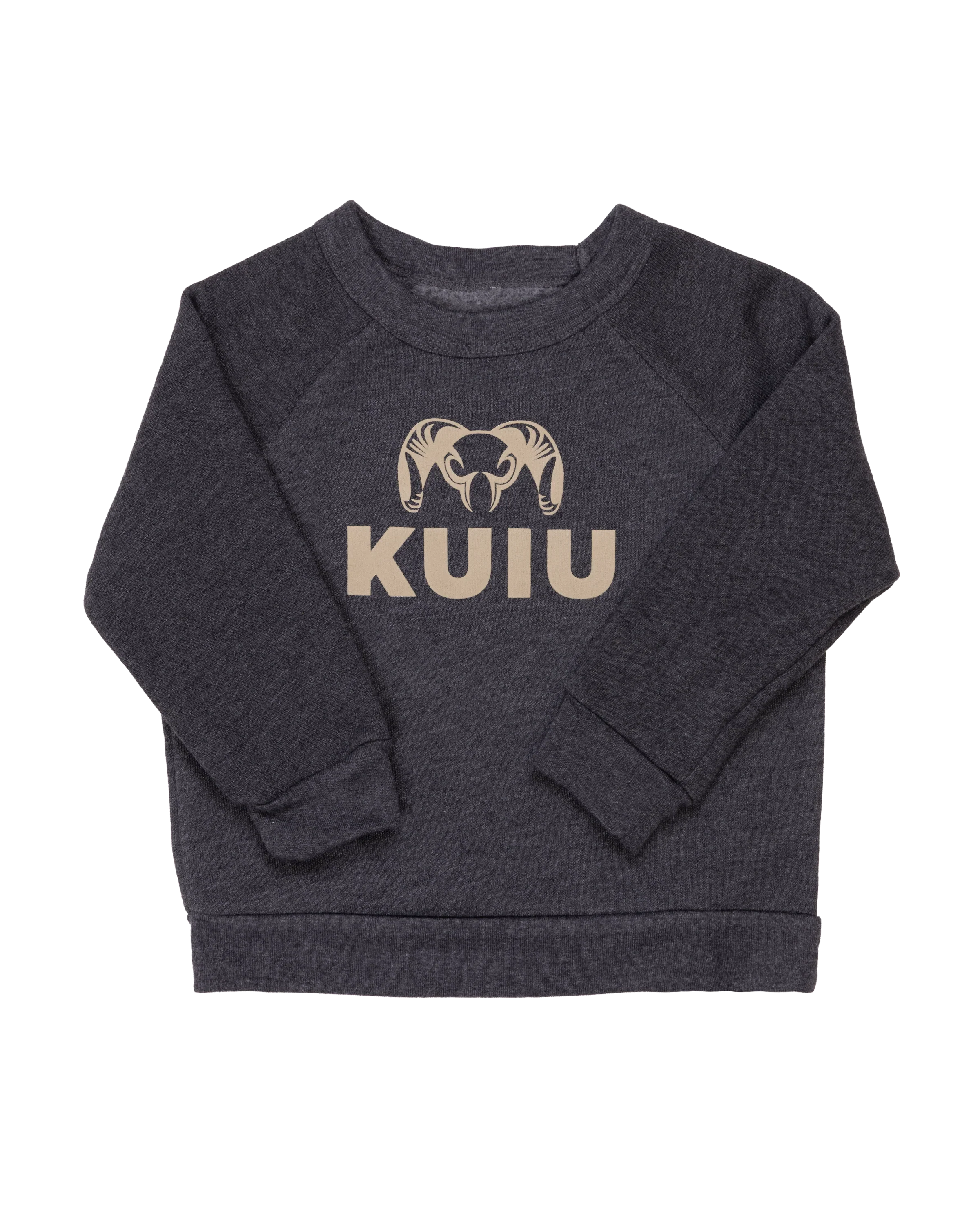 Toddler Stacked Logo Crewneck Sweatshirt | Khaki