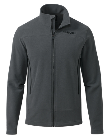 Border Fleece Full Zip | Gunmetal