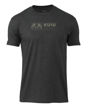 KUIU Topo Block T-Shirt | Charcoal
