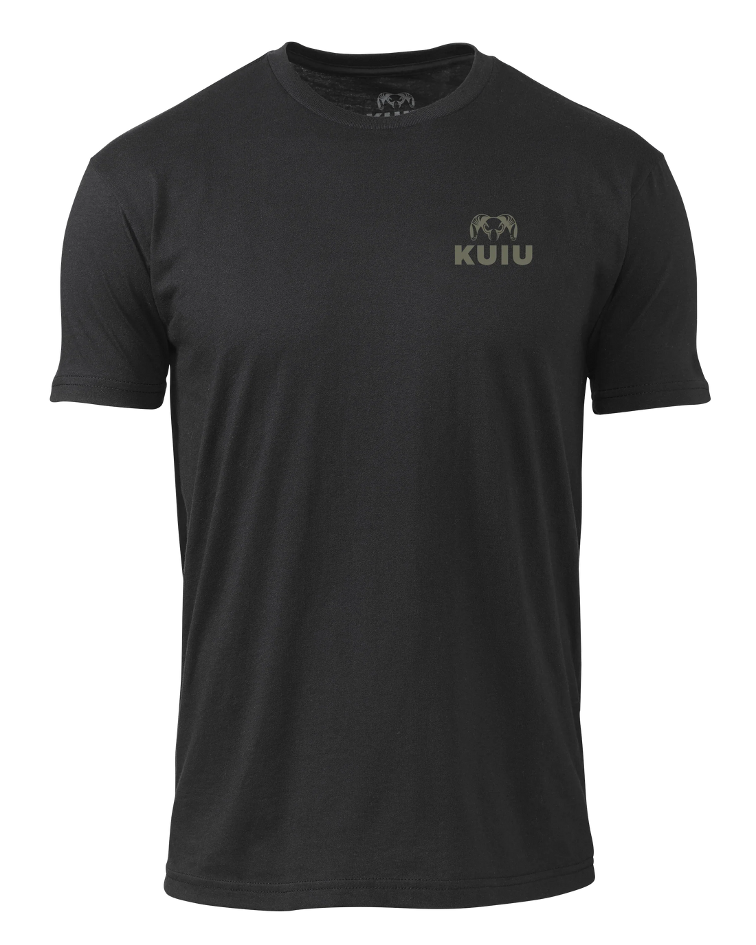 KUIU Solid Flag Fade T-Shirt | Black