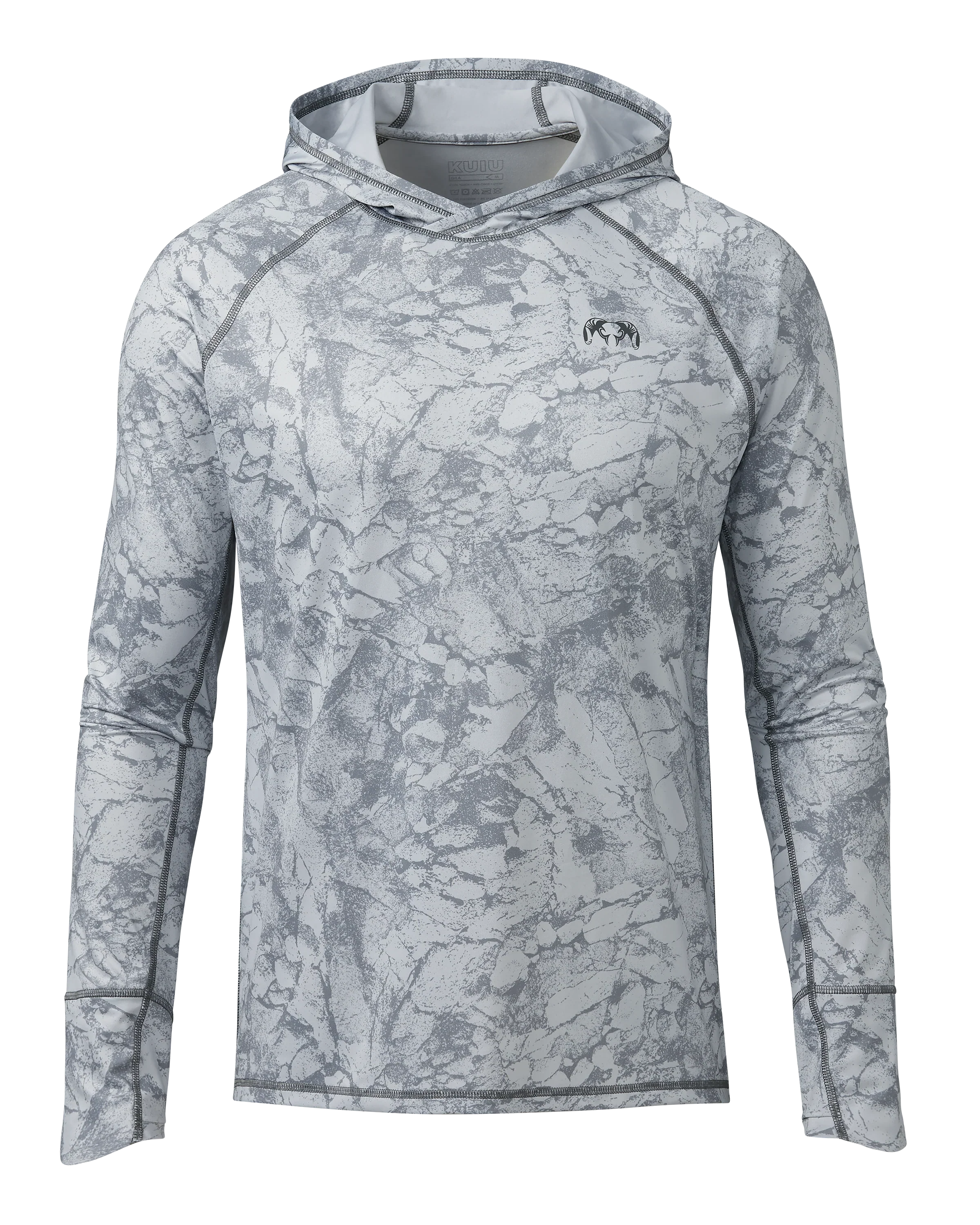 Gila LS Hoodie Gritstone | Lunar Gritstone