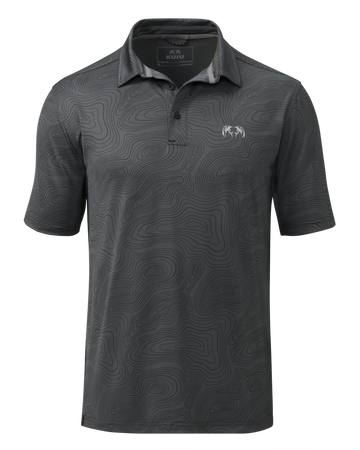 KUIU Performance Polo Topo | Gunmetal Topo