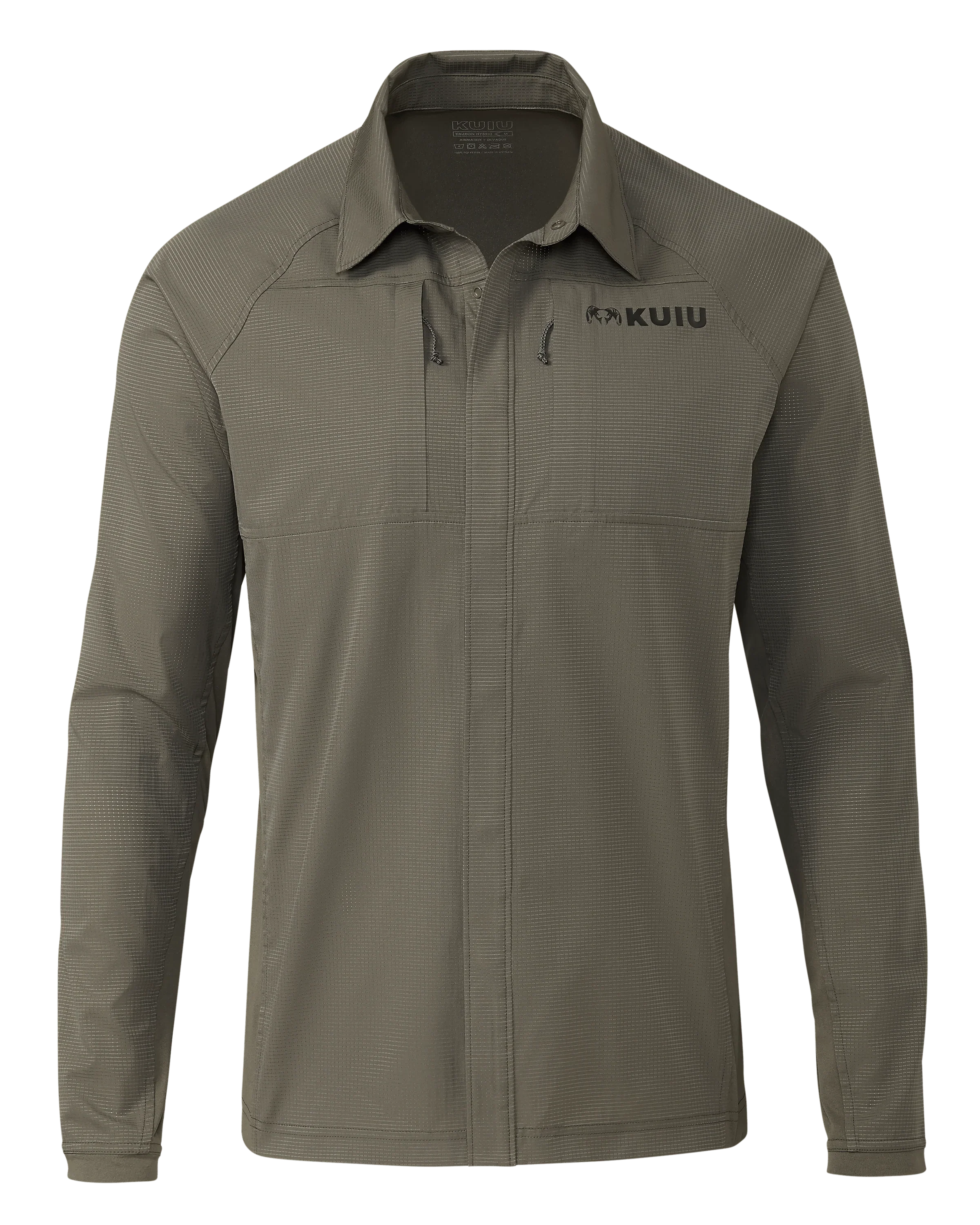 Tiburon Hybrid Snap Shirt | Ash