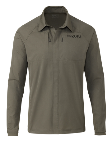 Tiburon Hybrid Snap Shirt | Ash
