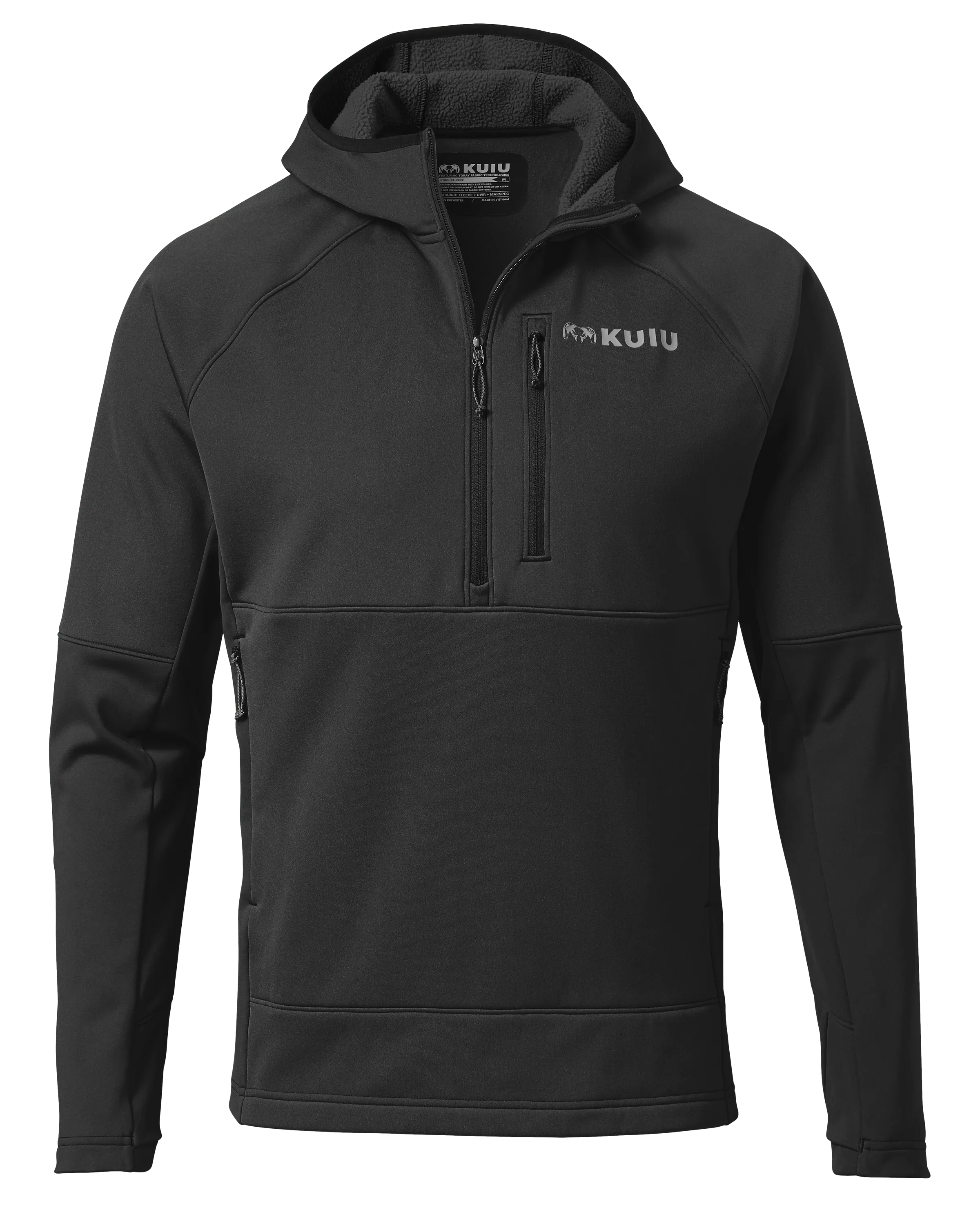 StrongFleece 235 Zip-T Hoodie | Black