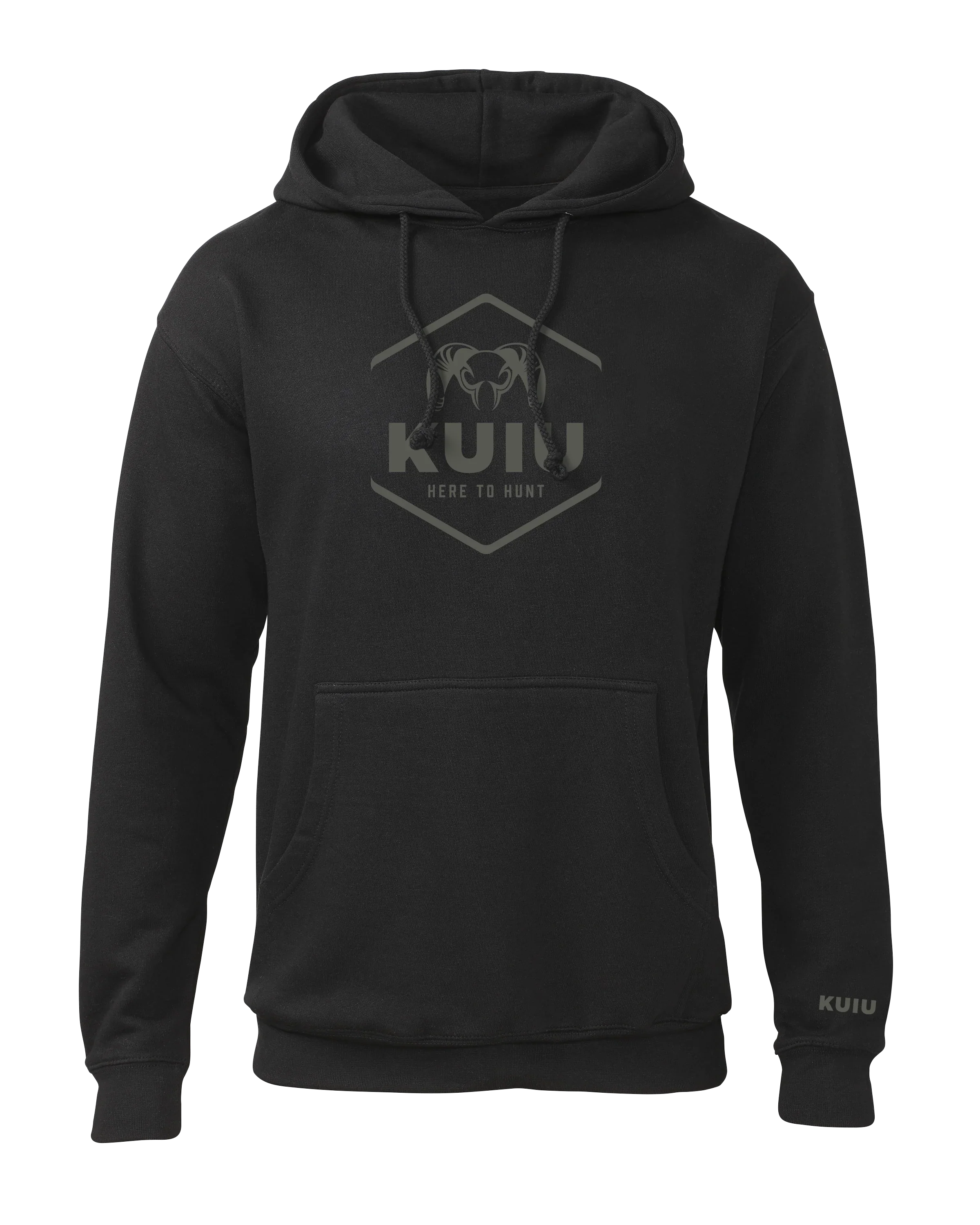 KUIU Stacked Here to Hunt Hoodie | Black