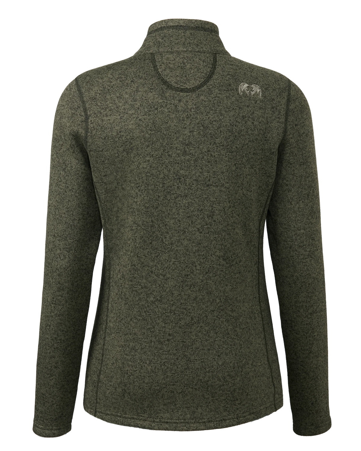 Outlet Women's Base Camp Full Zip Sweater | Olive Heather