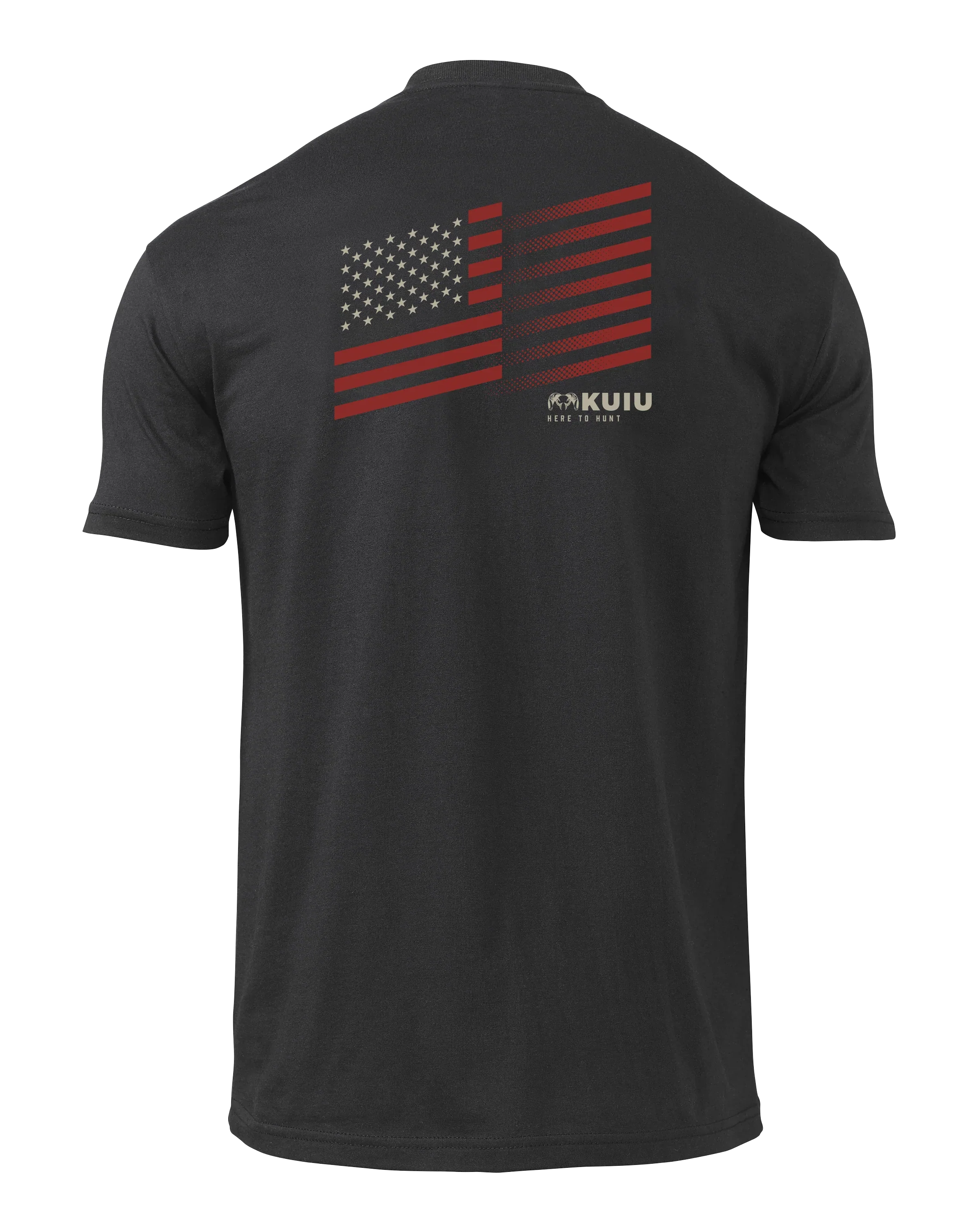 KUIU Retro Flag Fade T-Shirt | Black