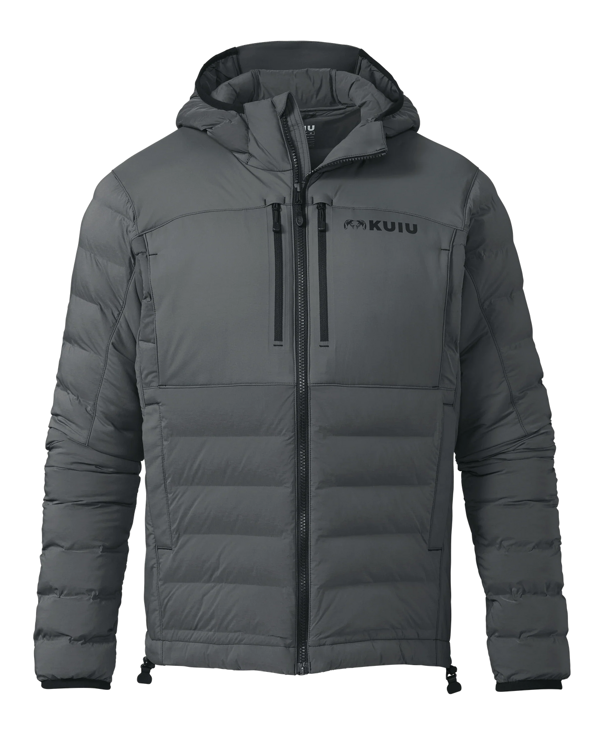 Outlet Flyway Insulated Hooded Jacket | Gunmetal