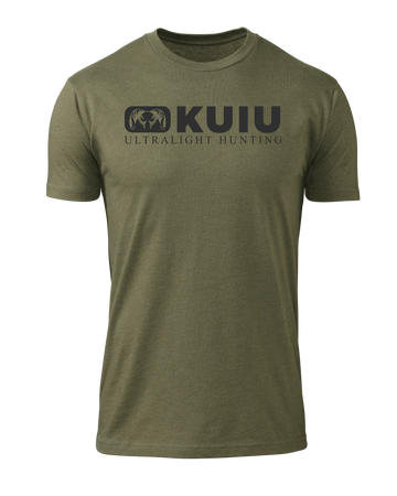 KUIU Block Logo T-Shirt | Military Green