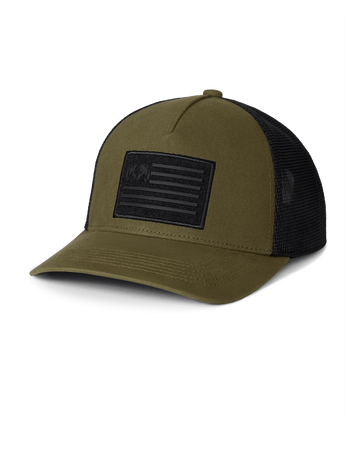 Welded Flag Patch Hat | Olive/Black