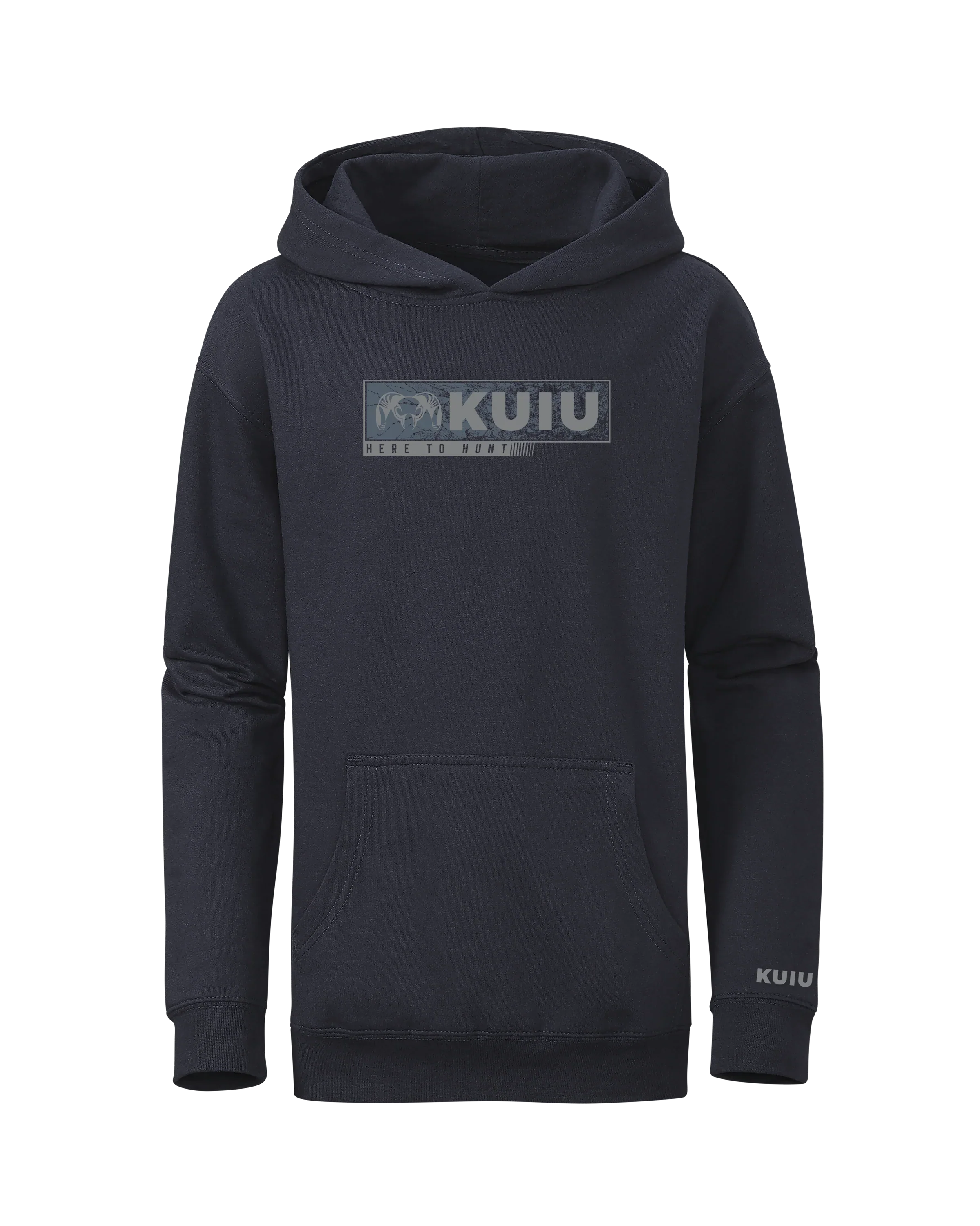 Youth Here to Hunt Gritstone Hoodie | Navy