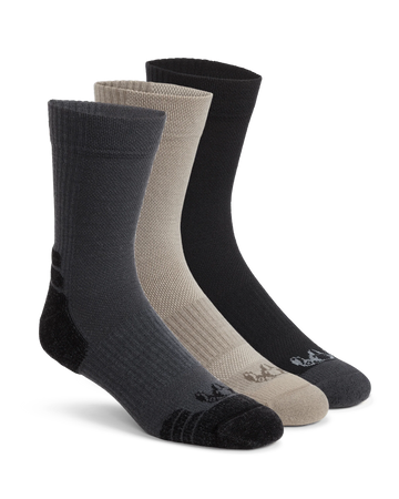 Merino Lightweight Performance Sock 3-Pair Pack | Multi