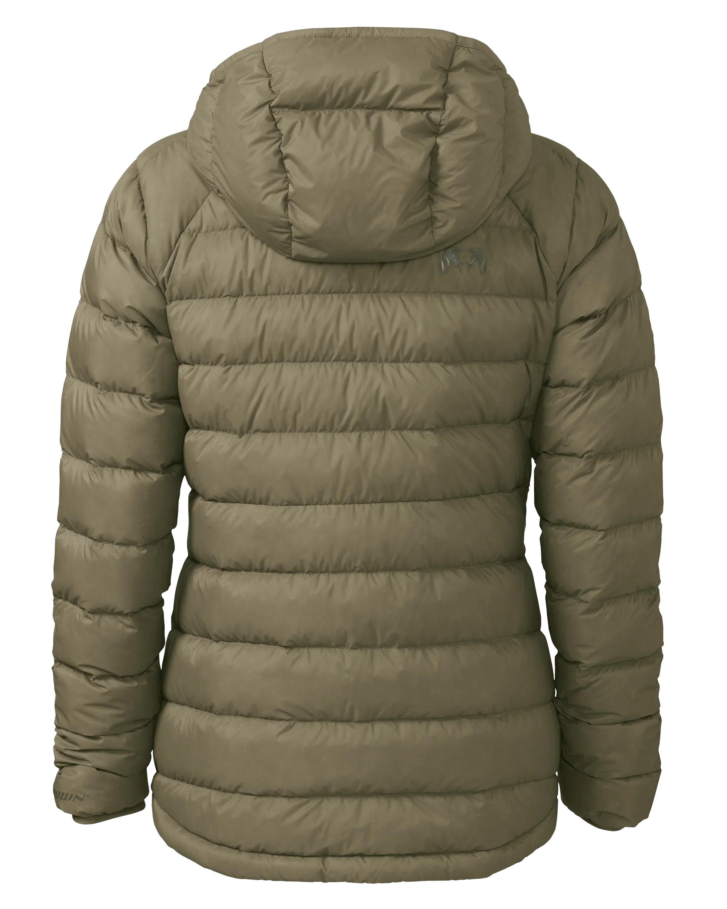 Women's Super Down LT Hooded Jacket | Khaki