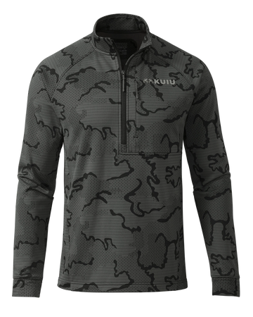 Ridgepoint Fleece Zip-T | Black Tonal