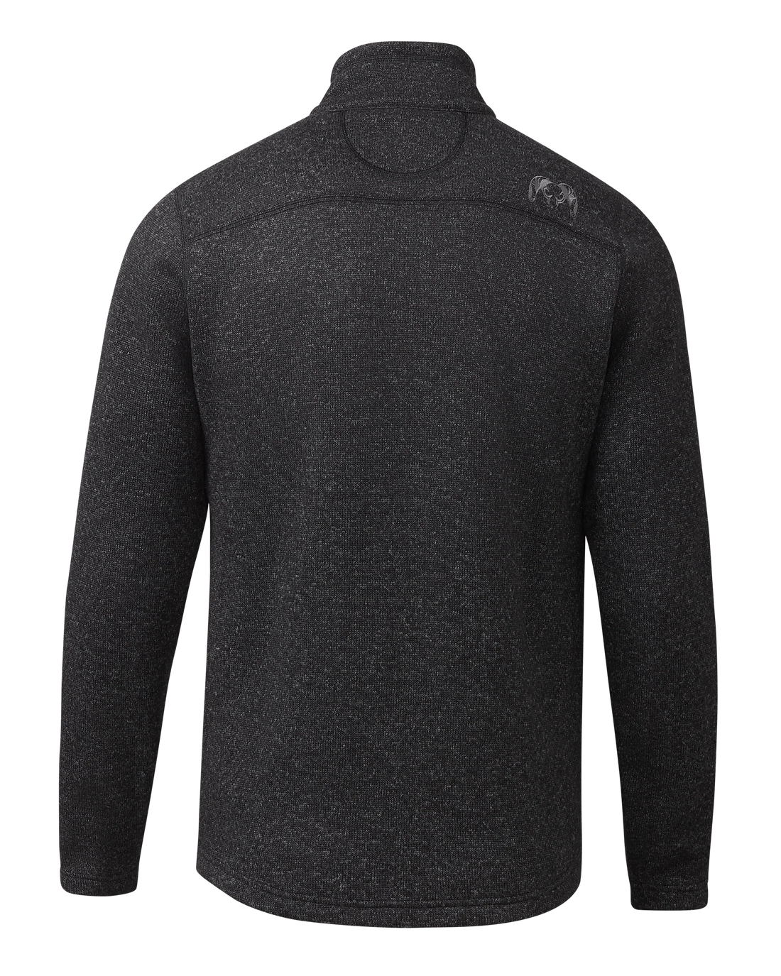Base Camp Full Zip Sweater | Heather Black