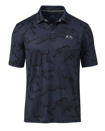 KUIU Performance Polo | Steel Blue Tonal