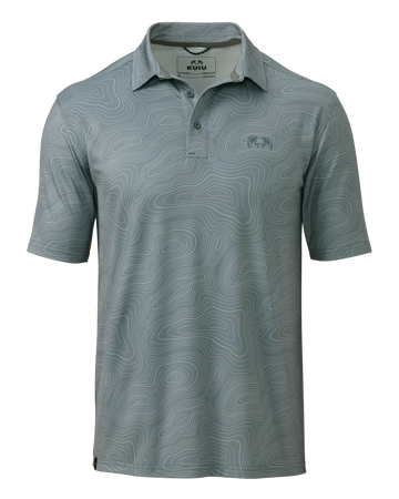 KUIU Performance Polo Topo | Slate Topo