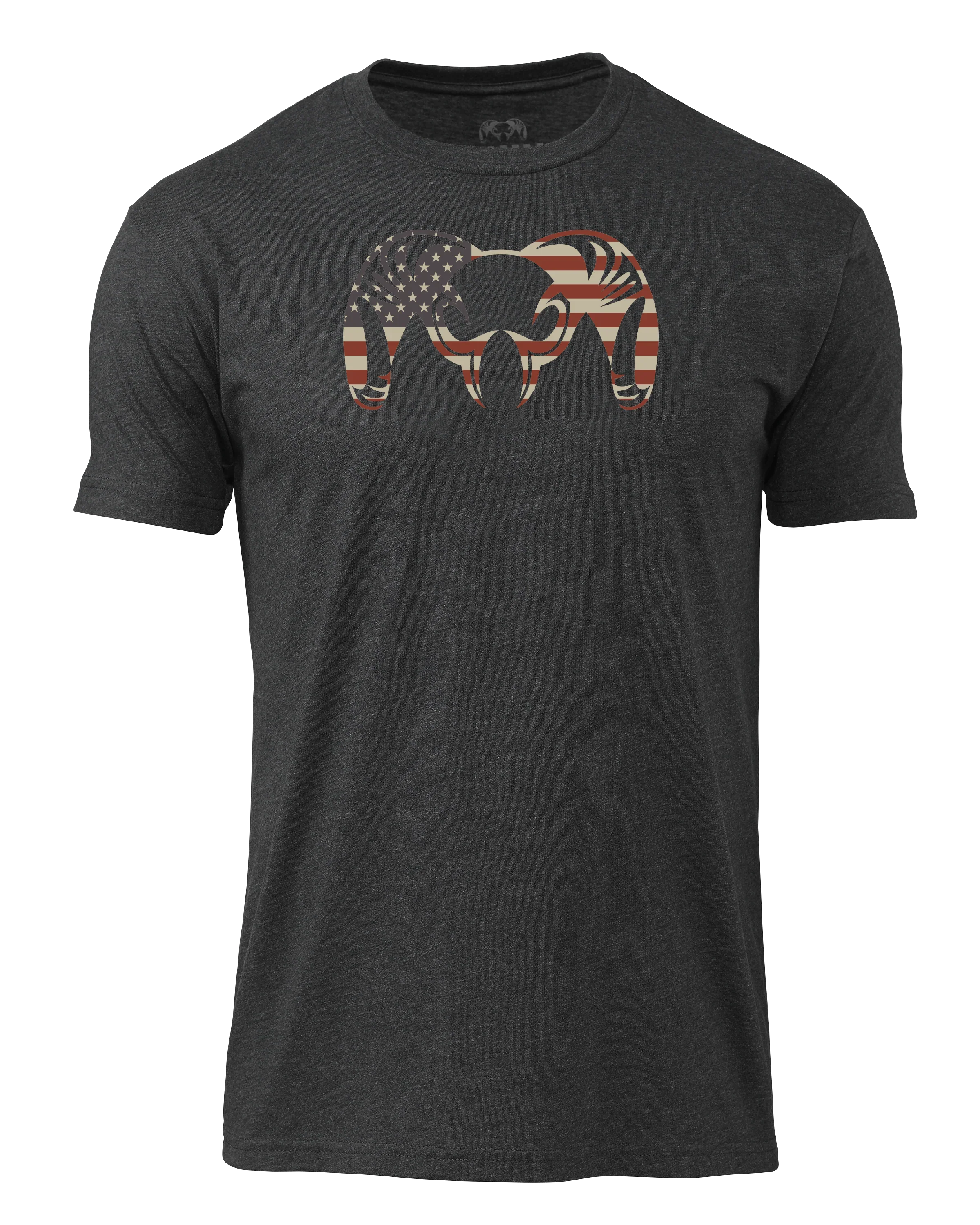 KUIU Solid Patriotic Ram T-Shirt | Charcoal