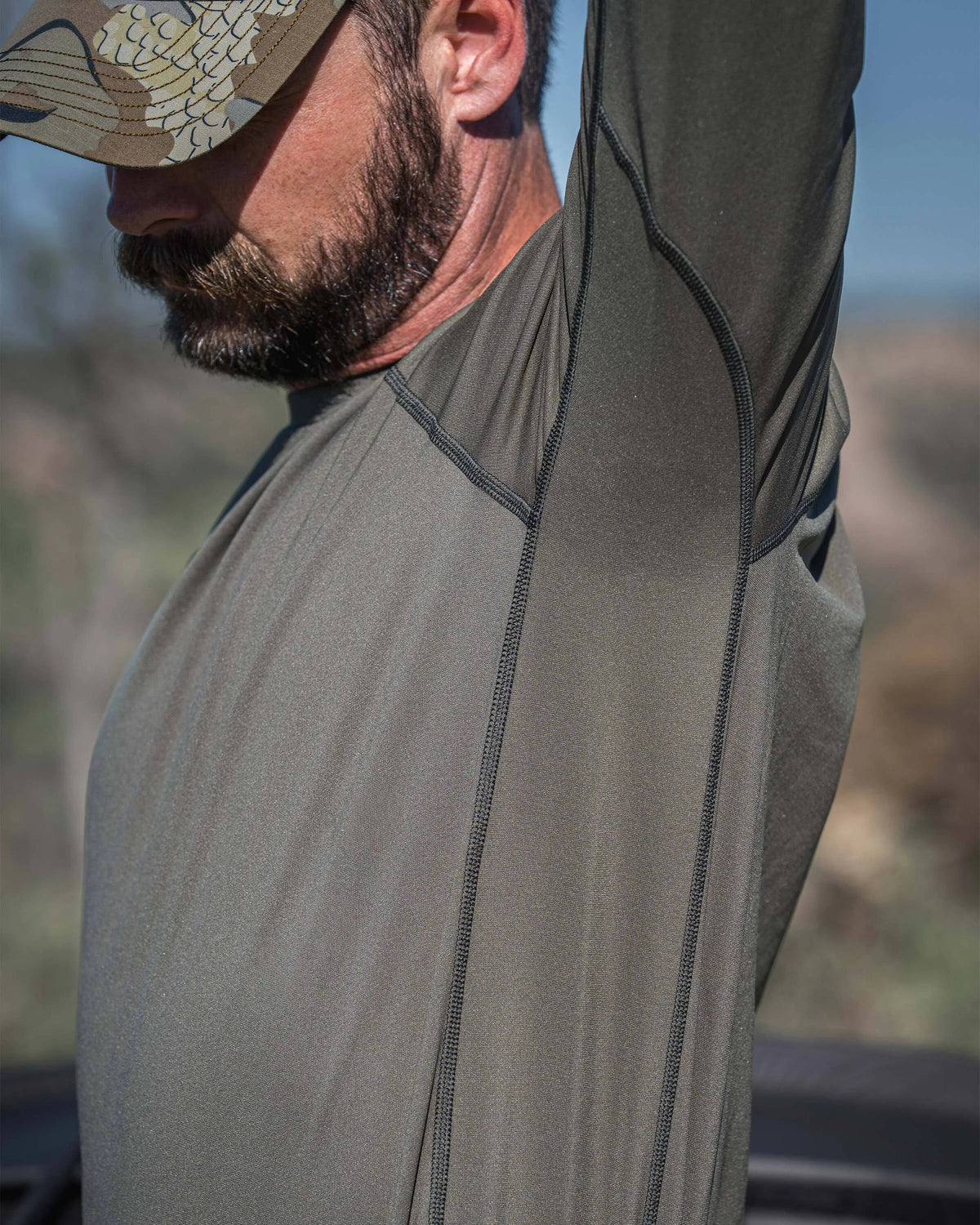 Vital S3 Long Sleeve Crew | Black