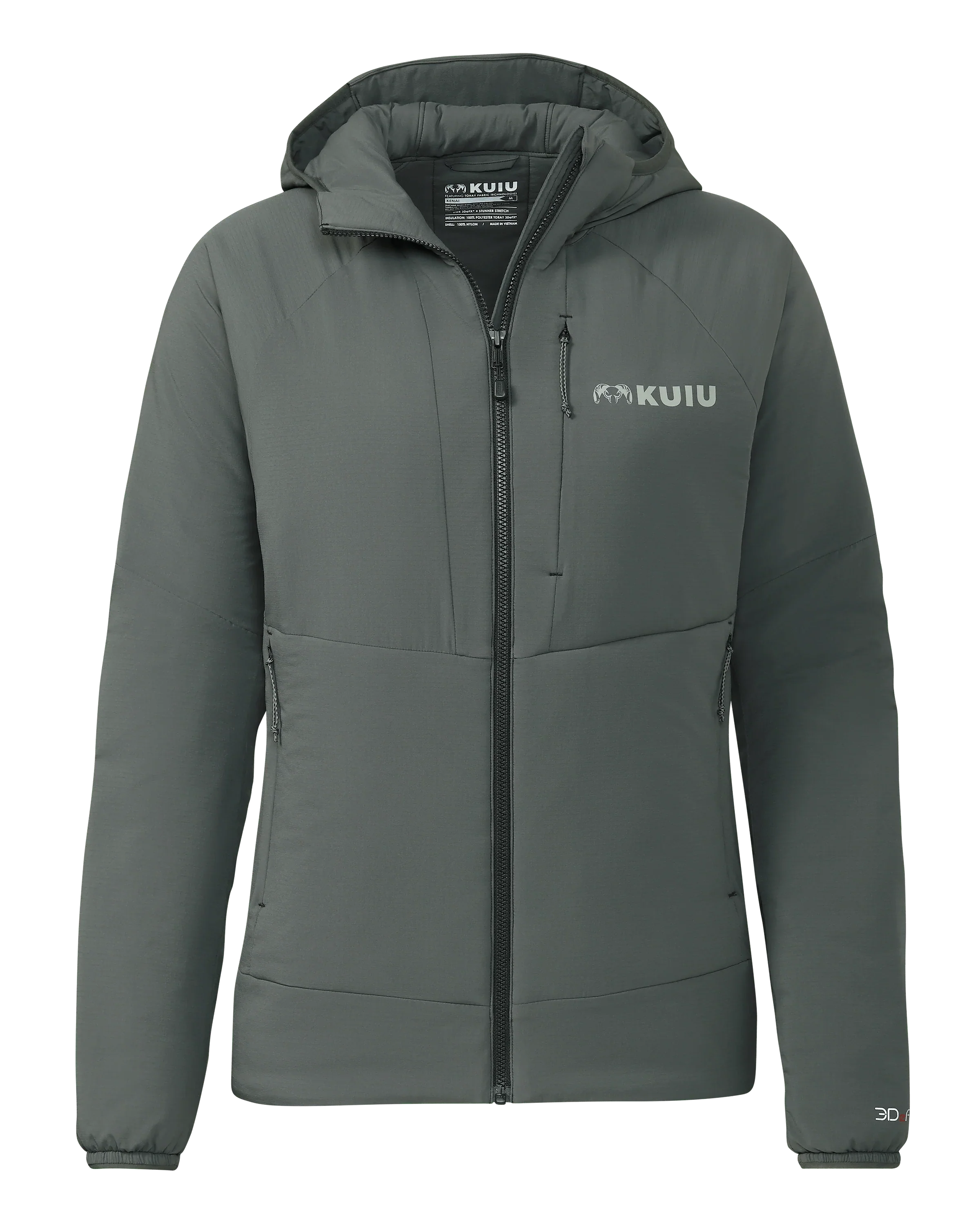 Women's Kenai Hooded Jacket | Gunmetal