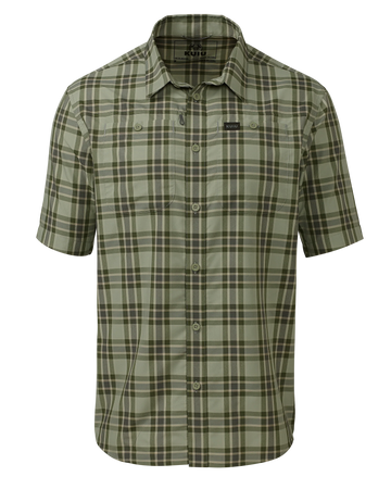 Borrego SS Shirt | Verde Crosscheck Plaid