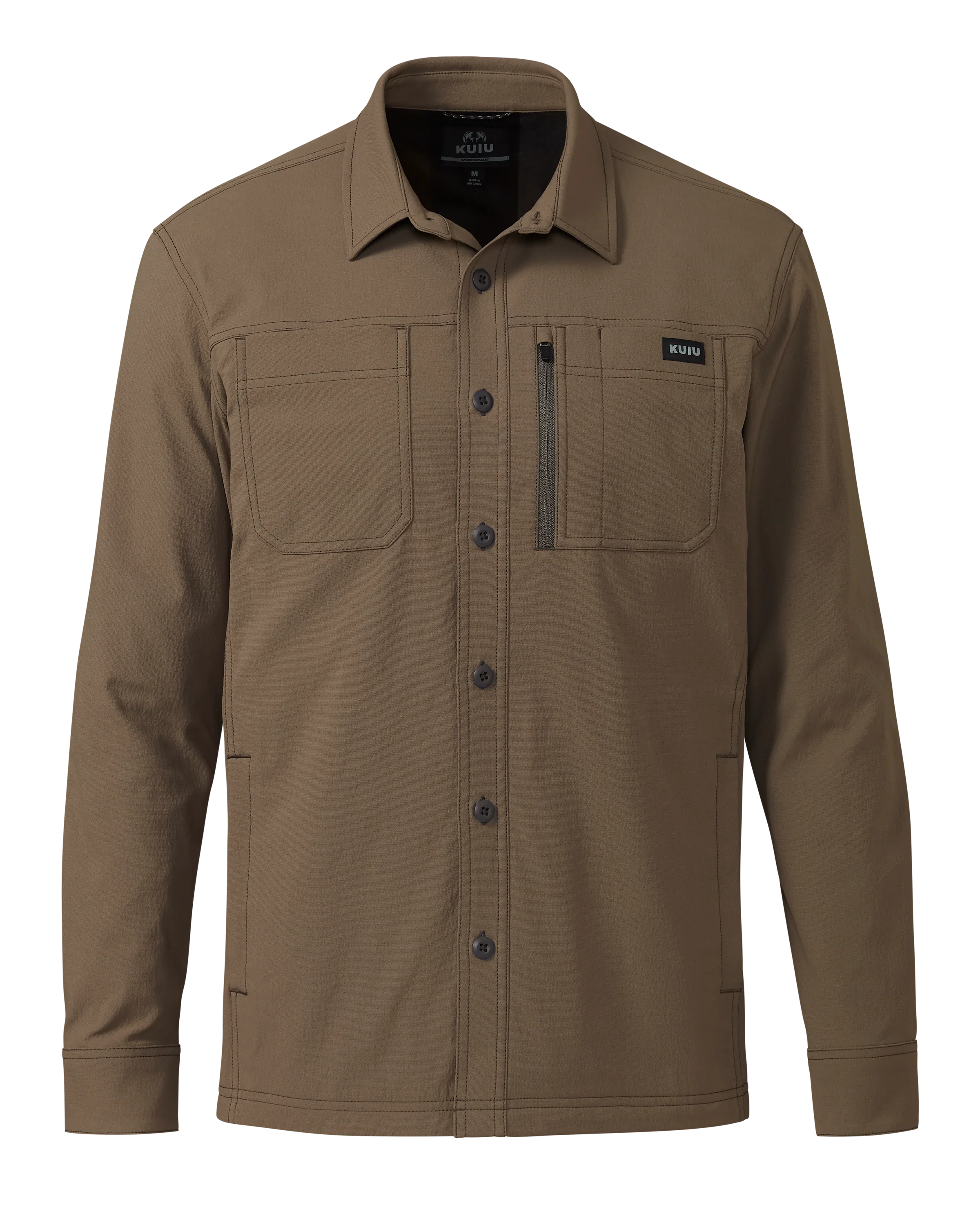Motive Flannel Lined Shirt Jacket | Major Brown