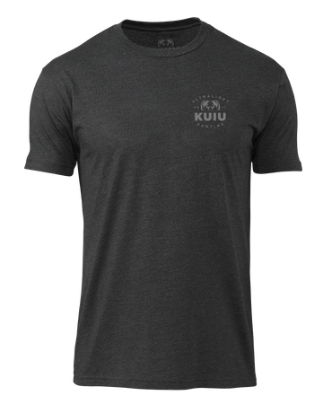 KUIU Ultralight Chest Logo T-Shirt | Charcoal