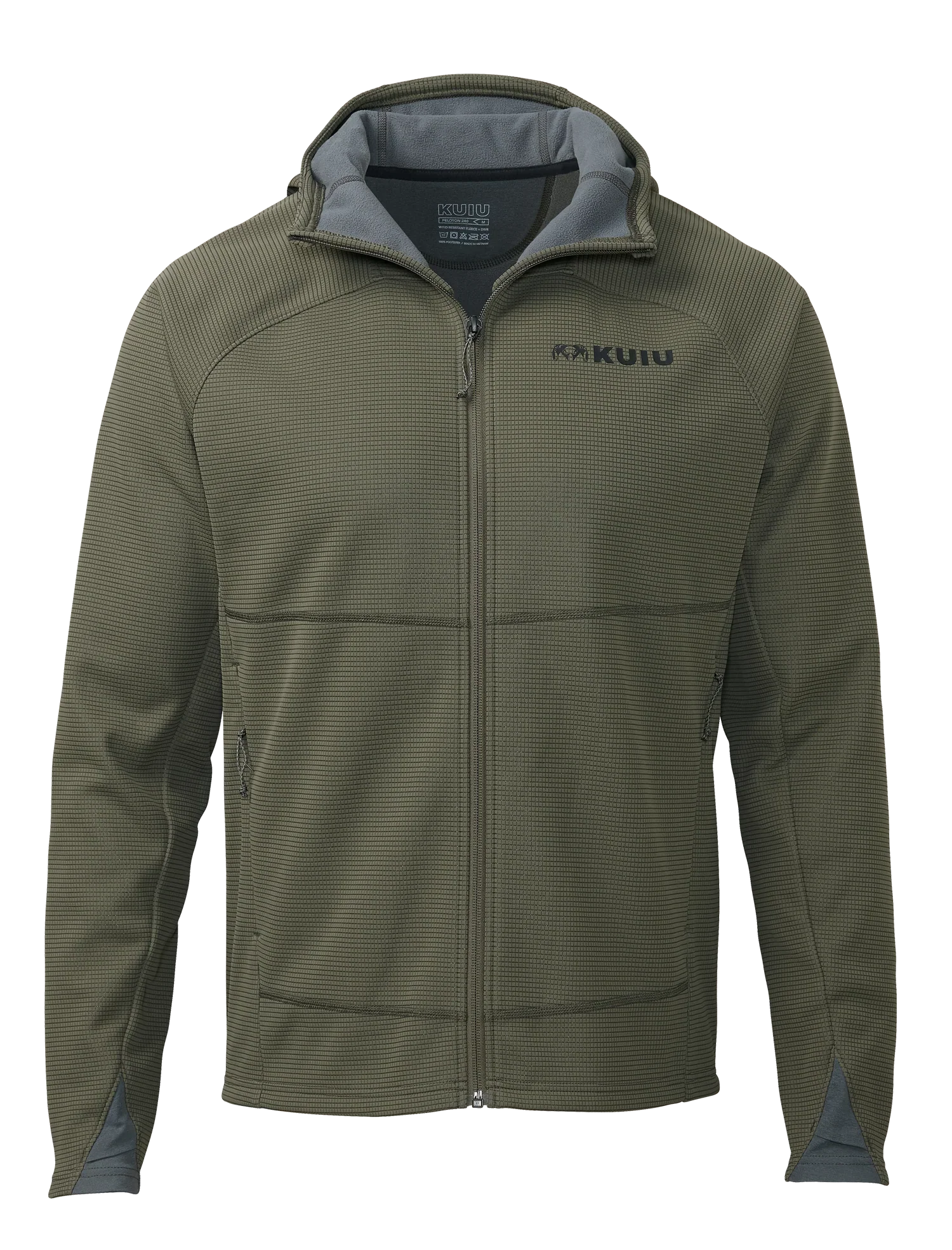 Peloton 240 Full Zip Hoodie | Ash