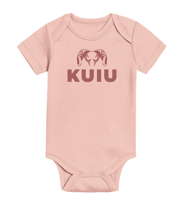 KUIU Stacked Logo Baby One-Piece | Ballet