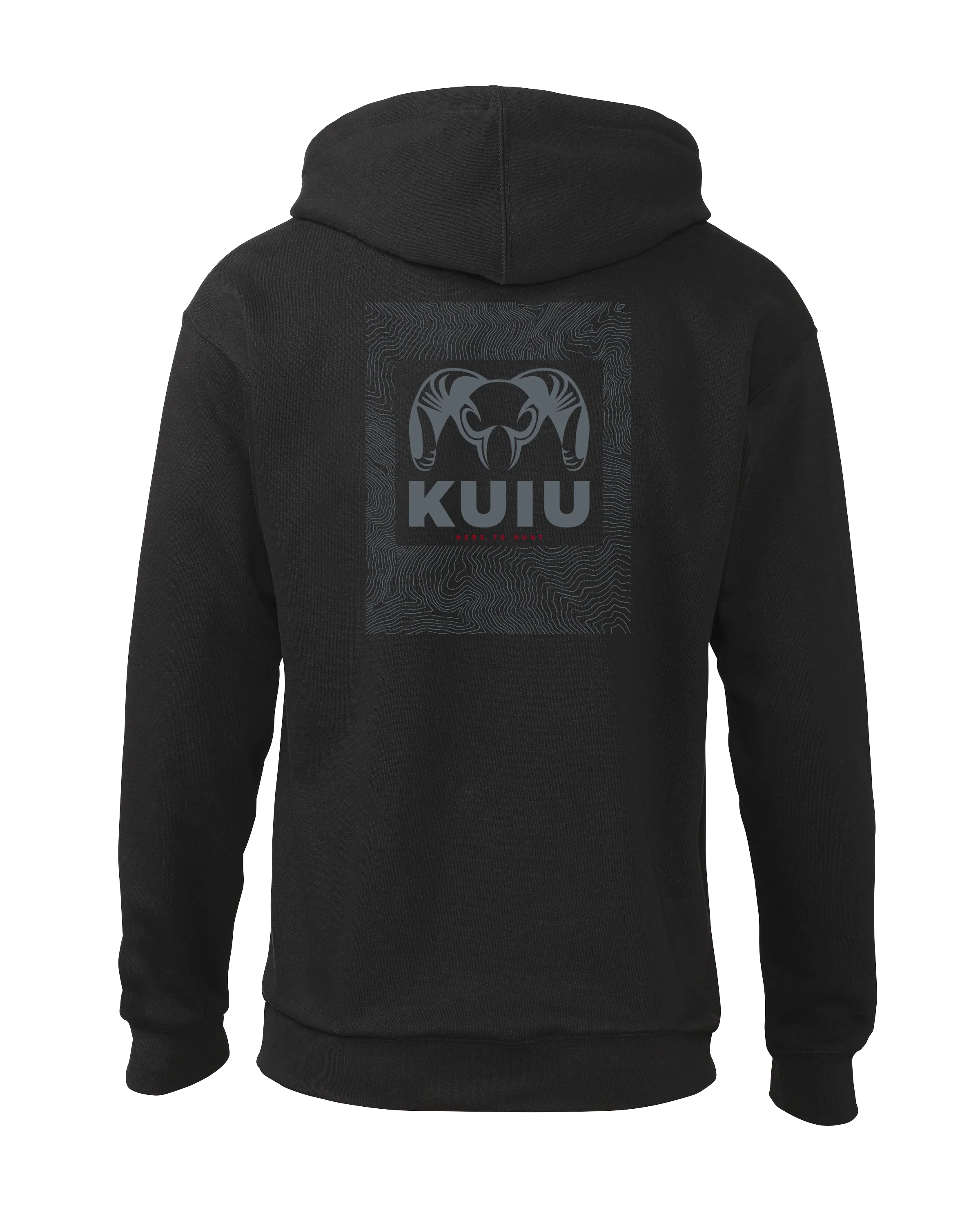 KUIU Topo Back Logo Hoodie | Black