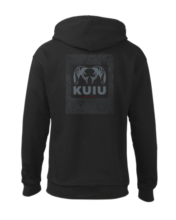 KUIU Topo Back Logo Hoodie | Black