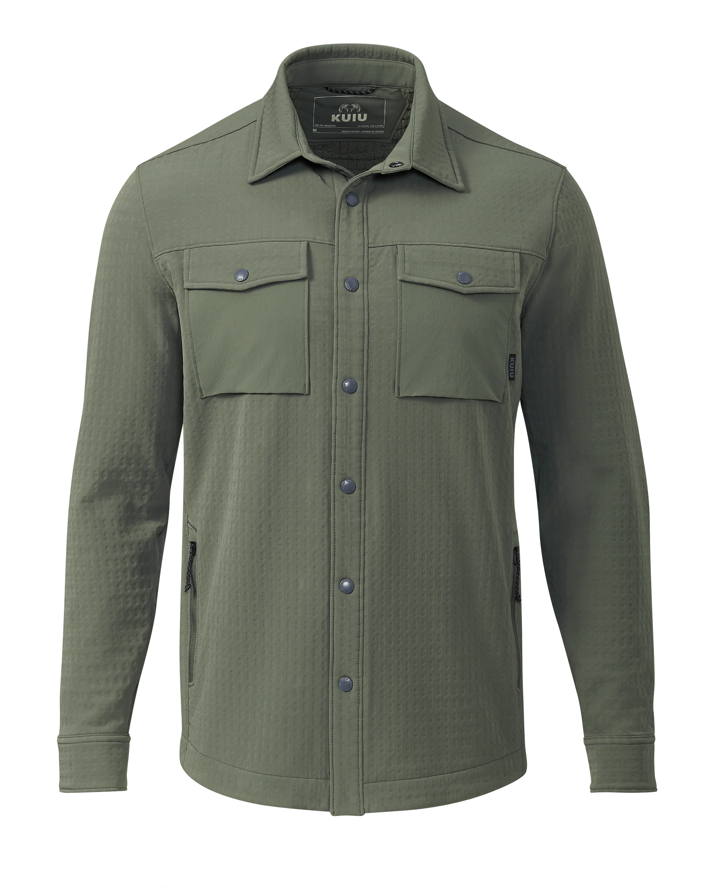 Blockfield Fleece Shirt Jacket | Dark Sage