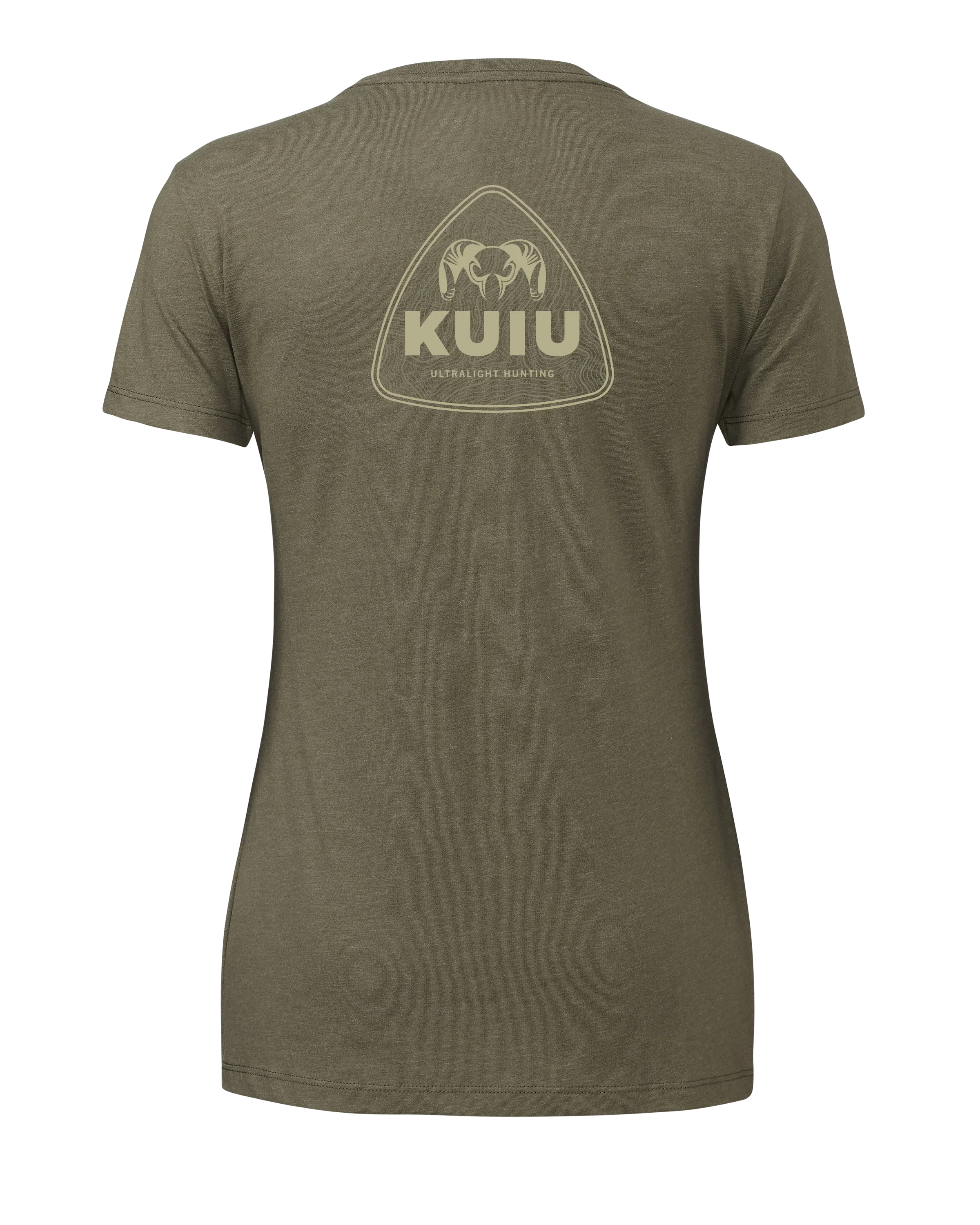 Outlet KUIU Women’s Topo Shield T-Shirt | Military Green