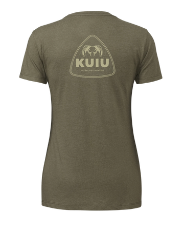 Outlet KUIU Women’s Topo Shield T-Shirt | Military Green