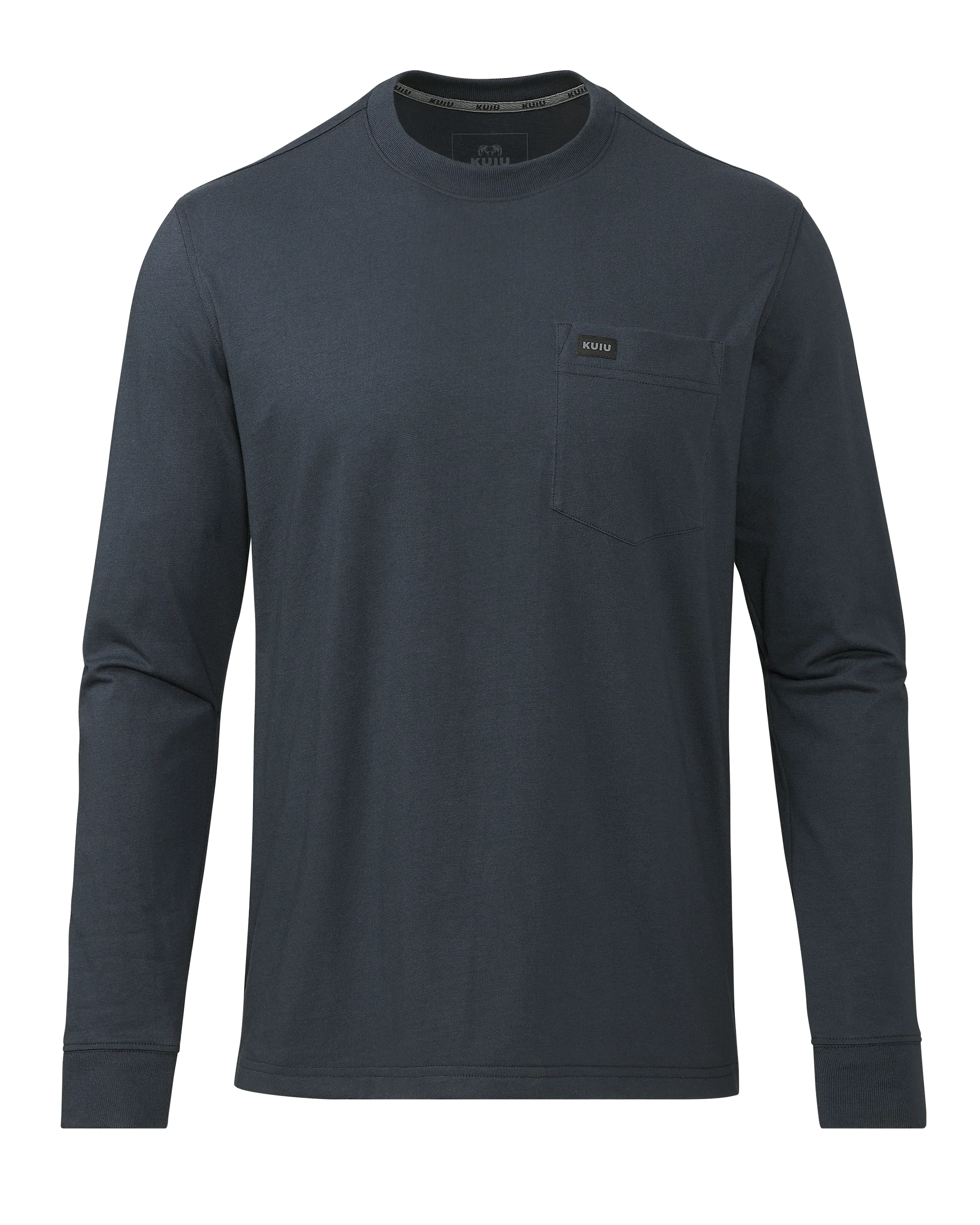 Workgrade LS Pocket Crew | Steel Blue