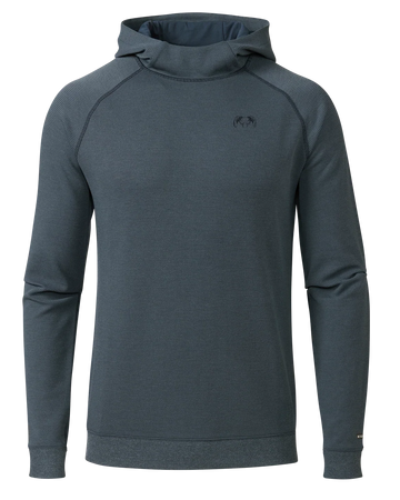 Canyon Waffle Hoodie | Steel Blue Heather