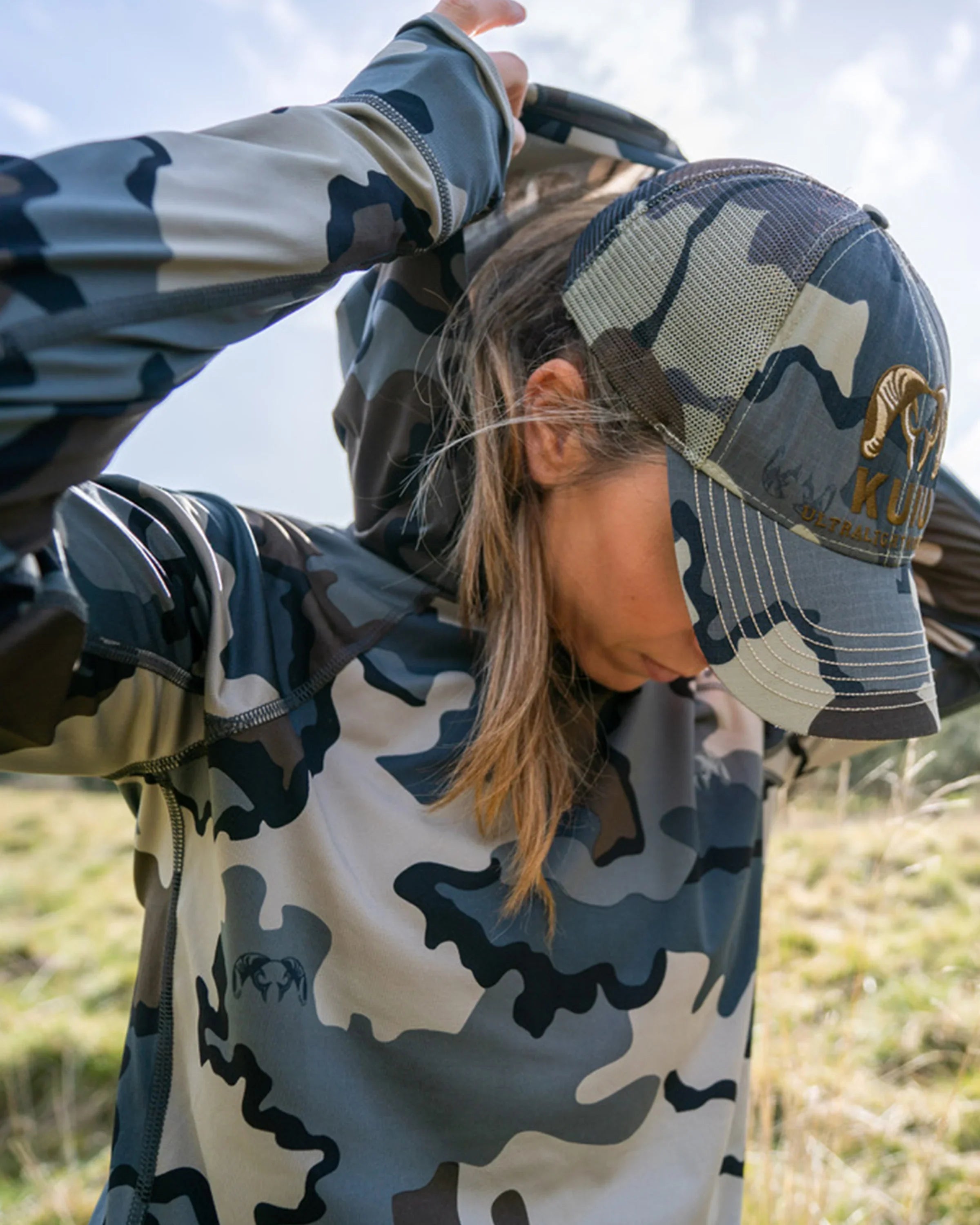 Women's Gila LS Hoodie | Bone