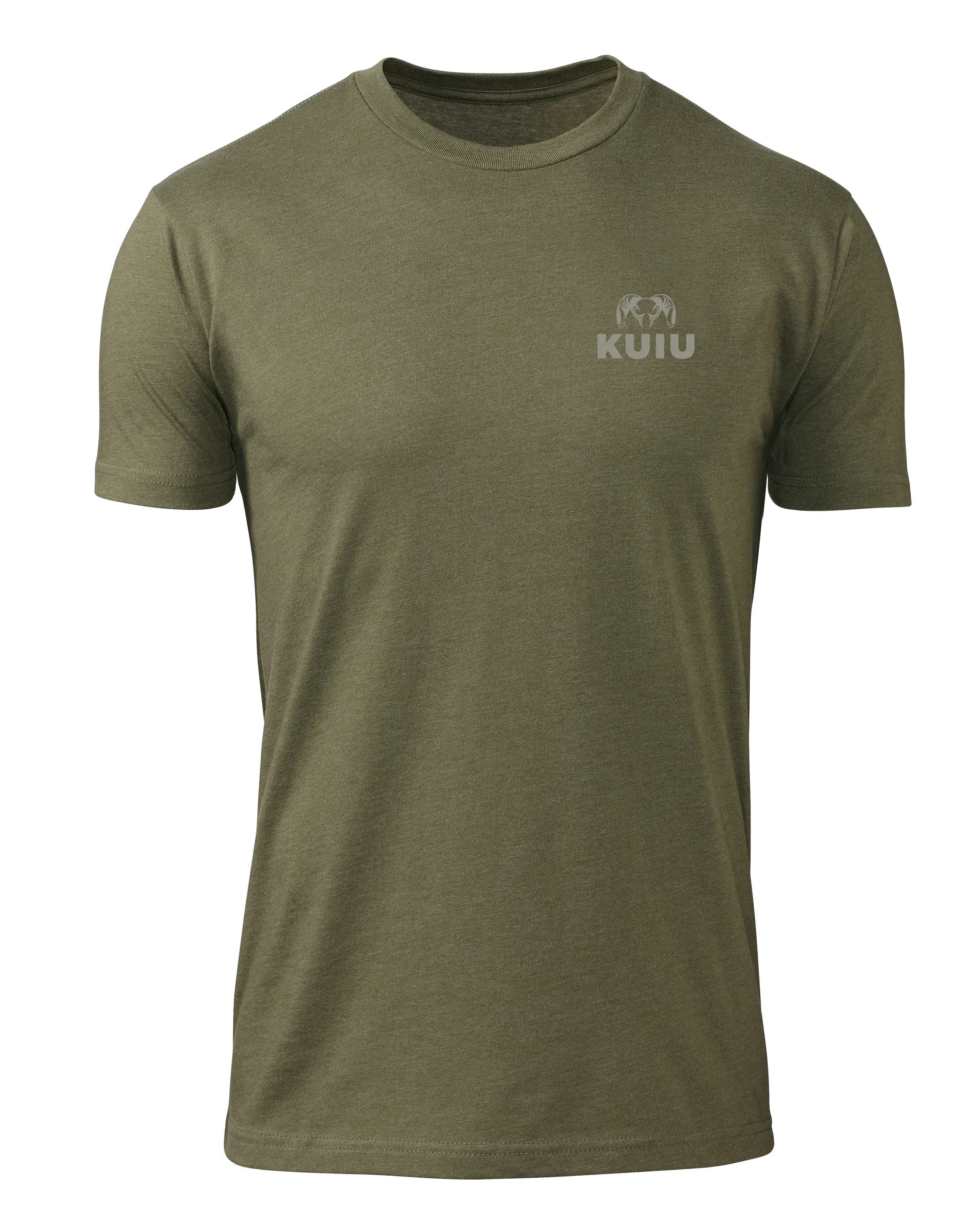 KUIU Vertical Flag Logo T-Shirt | Military Green