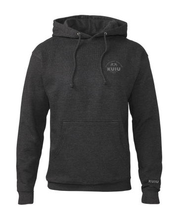 Outlet KUIU Stacked Chest Logo Hoodie | Charcoal
